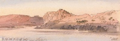Near Tafa, 5:50 pm, 16 February 1867 by Edward Lear